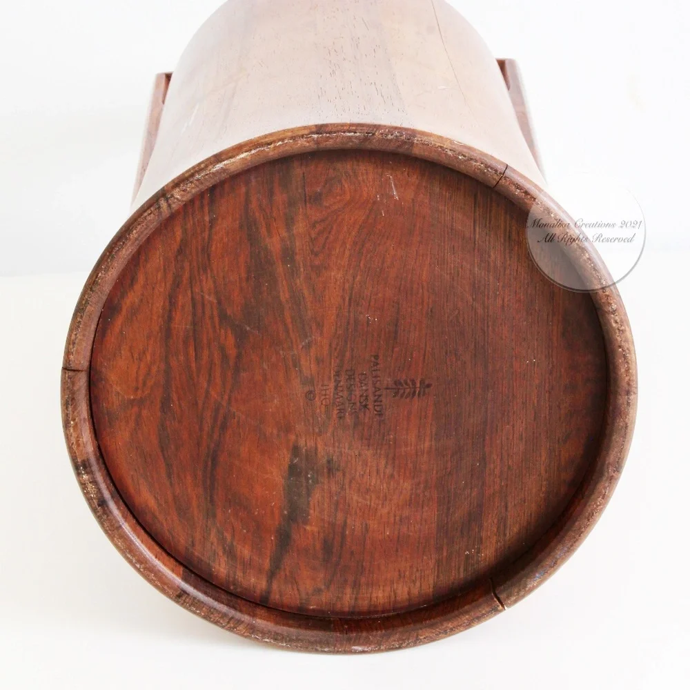 Dansk Palisander Ice Bucket Jens Quistgaard Staved Teak Rare MCM Vintage Modern